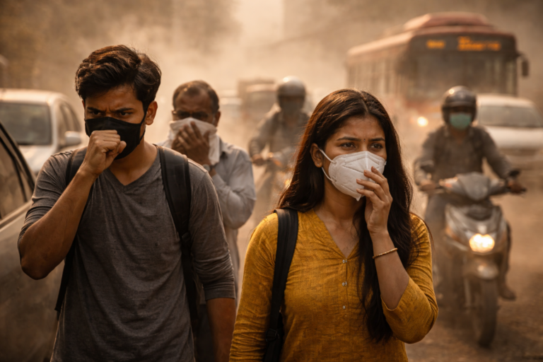 शहर में बढ़ता प्रदूषण